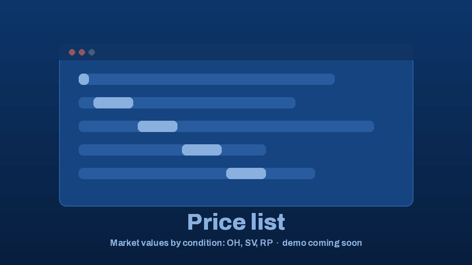 Demo of start from market values (placeholder)